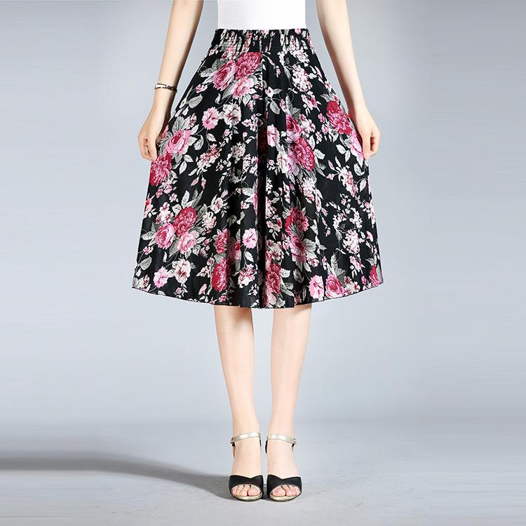 

Шорты в этническом стиле с высокой талией и широкими штанинами с цветочным принтом One Size (Waist 19 inches - 30 inches)