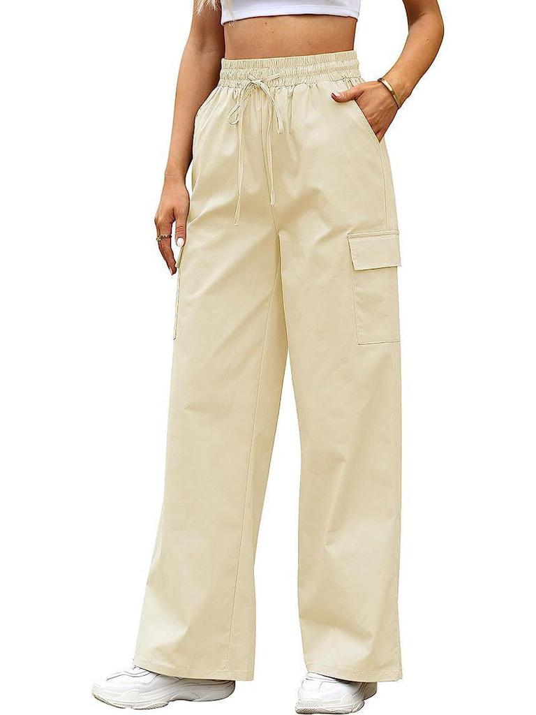 2023 Summer European & American Women's Casual Cotton Pocket Workwear Pants