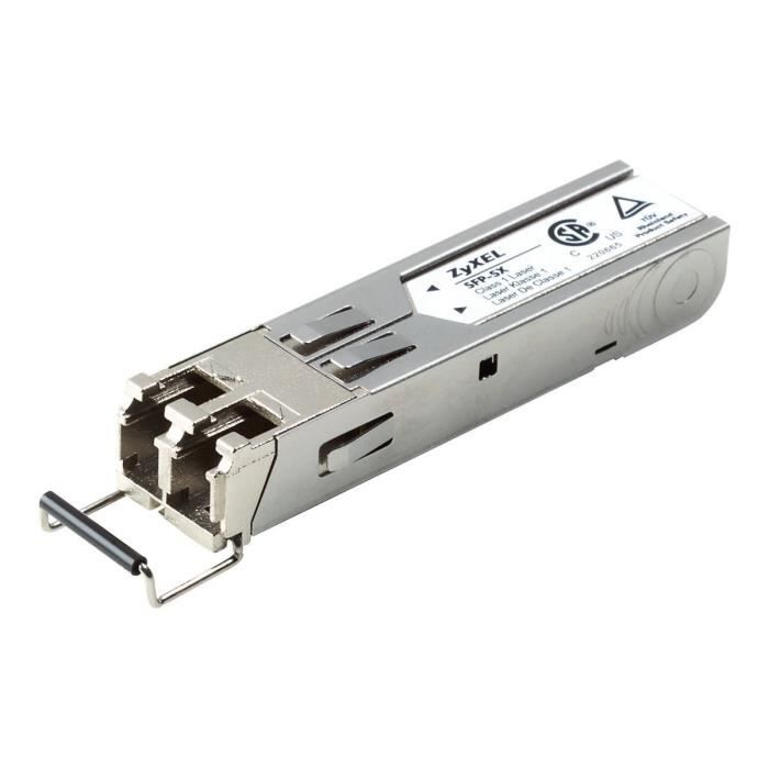 Module transmetteur SFP (mini-GBIC) - ZYXEL - 1000Base-SX - GigE - LC multi-mode - jusqu'à 550 m