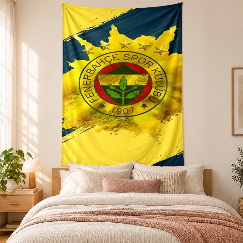 Arazzo Fenerbahce di alta qualità per decorare le pareti del soggiorno, della camera da letto, del dormitorio, ideale come decorazione murale per camera da letto o regalo per le vacanze