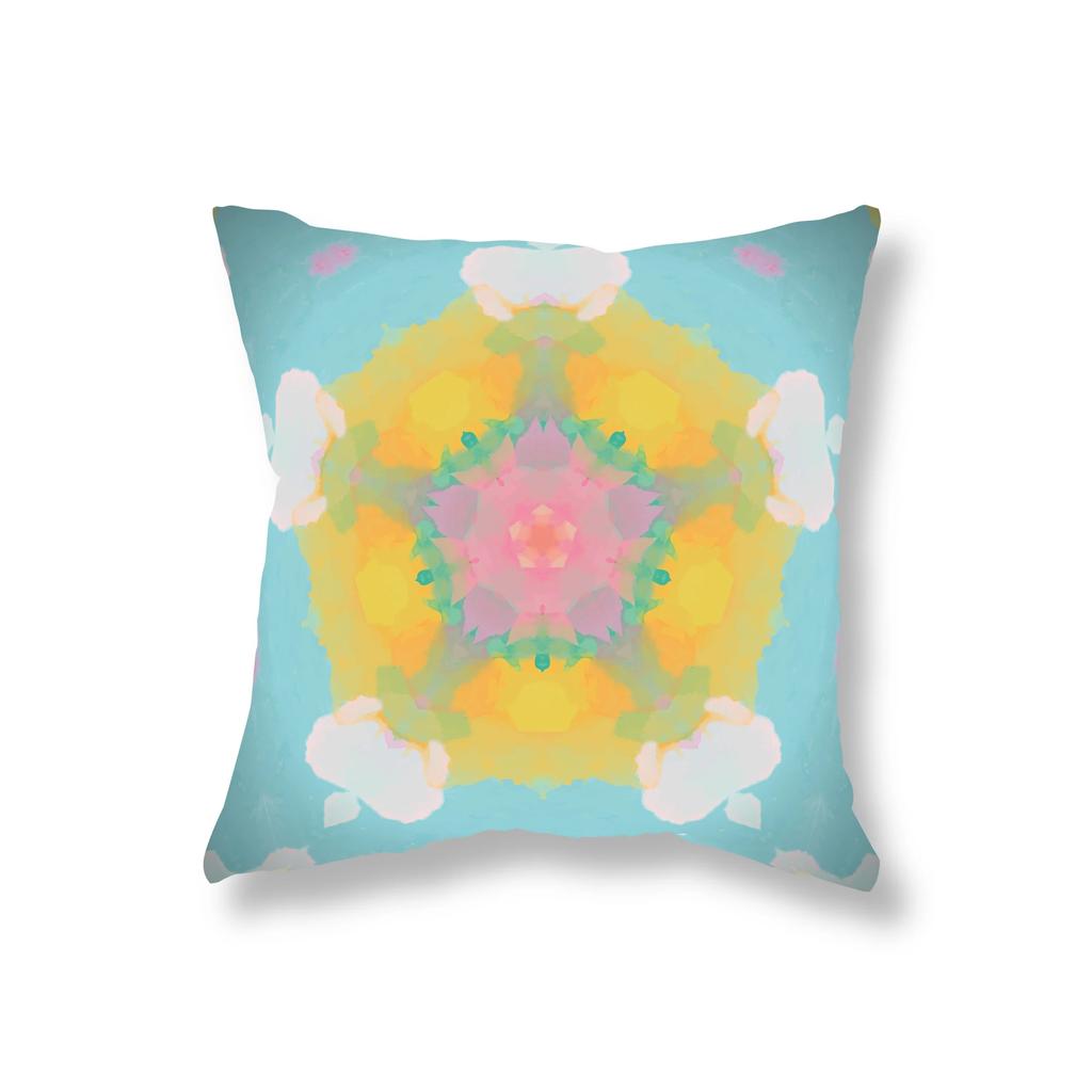 Mandala-Druck Kissenbezug Sofa-Dekor Zimmer Nachttisch Büro Gaming-Stuhl Kissen Zuhause 45x45cm