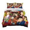 Detective Conan Cartoon Anime Comforter Bedding Set,Duvet Cover Bed Set Quilt Cover Pillowcase,King Queen Size Bedding Set Kids