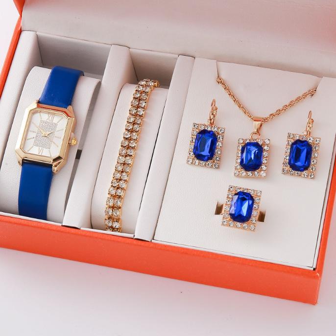 Fashion Rhinestone Diamond Women'S Bracelet Watch Alloy Steel Belt Quartz Women'S Bracelet Watch