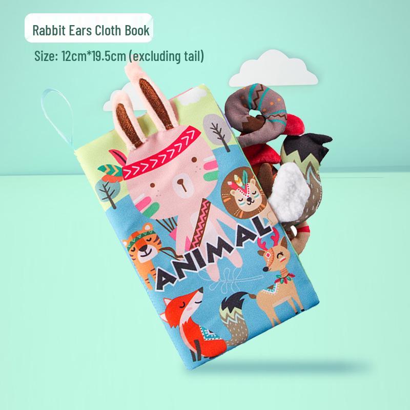 

Айпинци Хвост животного Тканежная книга: Звуковая и устойчивая к разрывам развивающая игрушка для младенцев и малышей