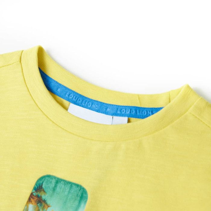 T-shirt pour enfants jaune 92/104/116/128/140