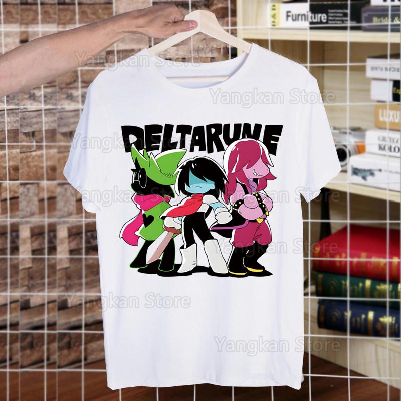 Deltarune Trička potisk O-výstřih Krátký rukáv Běžné Pánské Vysoce kvalitní Pánské Hip-Hopové tričko
