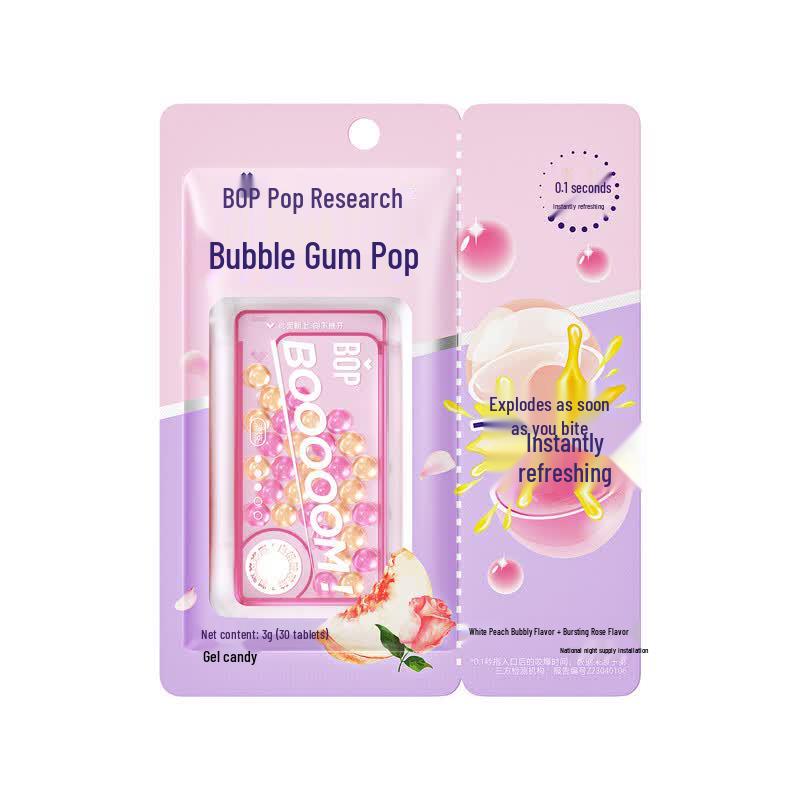 Bop Fresh Breath Burst Bead Chewing Gum