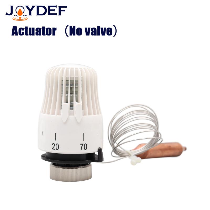 DN25-32 Energy saving 20-70 ℃ control Floor heating system thermostatic radiator valve M30*1.5 Remote controller 3 way valve7