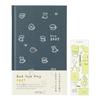 Midori Book Style Diary Planner 2027 B6 Variant Weekly Dog Pattern Limited Bookmark Navy (Starts January 2027)