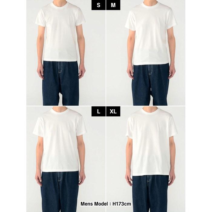 [Beams] Underwear [Special Order] Hanes Mix Japan Fit 2-Pack T-shirts Men's WHITE/BLACK M