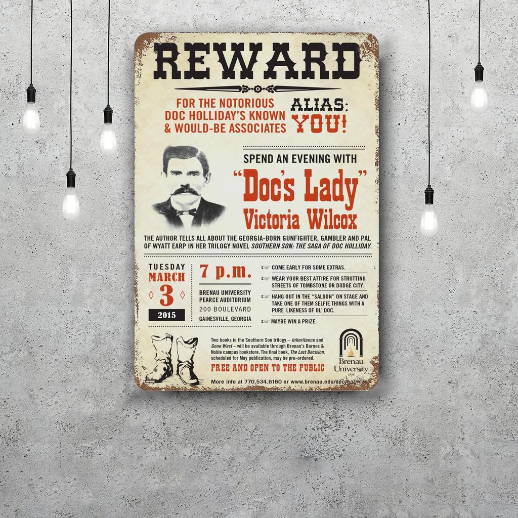 doc holliday Classic Poster Rusty Metal Plaque Retro Decorative Plate Bar Man Cave Garage Club Metal Sign Wall Decoration