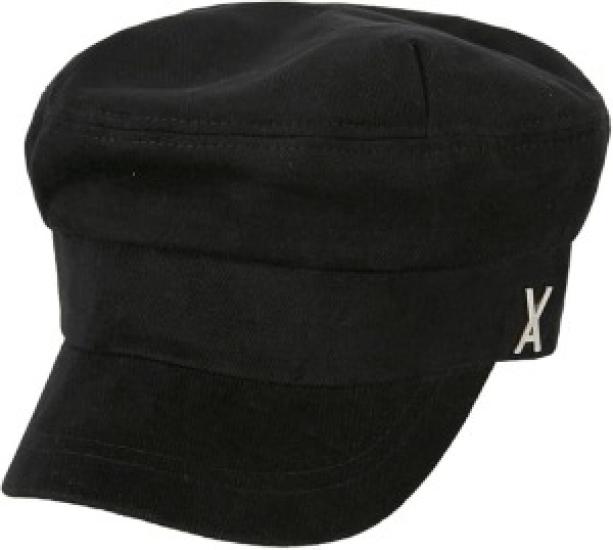 [VARZAR] Peach matroos cap Unisex Newsboy Cap BLACK