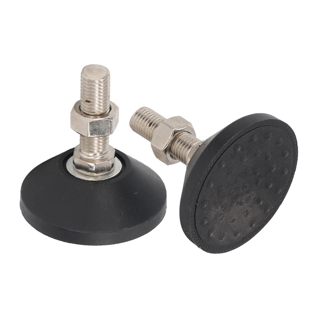2 Pcs Thread Leveling Feet 150kg Bearing Height Adjustable Anti Skid Scratch Resistant Screw Foot