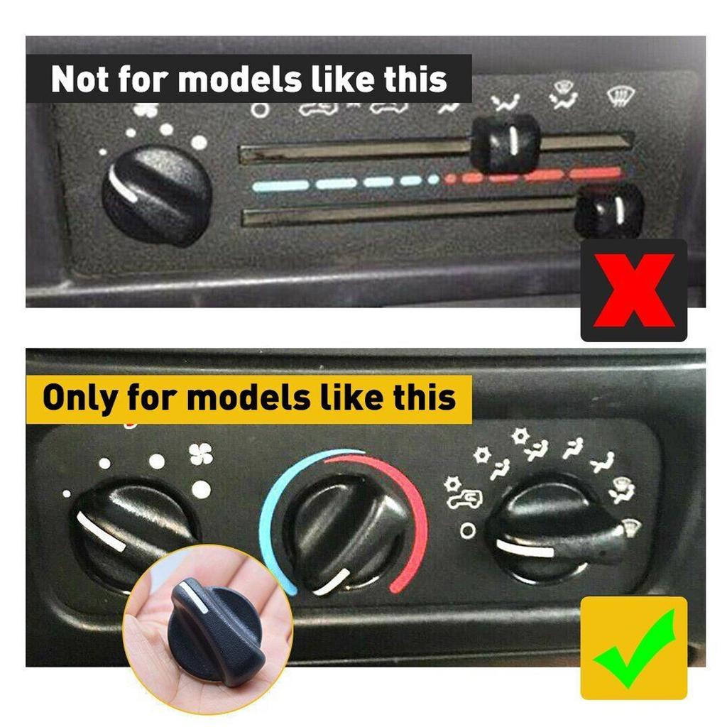 Buton comutator aer condiționat pentru Dodge Ram Van pentru Jeep Wrangler 99-06 HUS Instalare aer condiționat auto Plastic negru