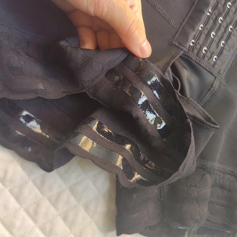 Europäische und amerikanische Shapewear für Damen in Übergröße, Spitzenunterwäsche, Taillenmieder, postpartale Körperformung, Bauchkontrollgürtel, einteiliger Shapewear-Bodysuit