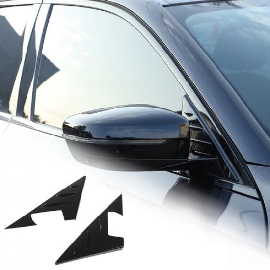 Glossy Black ABS anti-wind buffeting deflector For BMW 3 Series -24