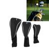 3PCS   Head Covers for Driver Fairway Woods     Elastic   Neck Headcovers Set