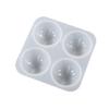 Hemisphere Gem Epoxy Mold for DIY Jewelry Craft Making with Screw Ring Kit
