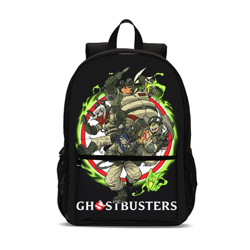 Ghost Busters Bookbag For Students With Nylon Material And Large Capacity For Daily Use
