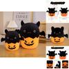 Cute Halloween Bat Pumpkin Plush Toy For Kids' Birthday And Home Decoration