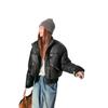 Thickened bread suit cotton jacket women's winter 2025 winter new student loose casual padded jacket down cotton jacket women