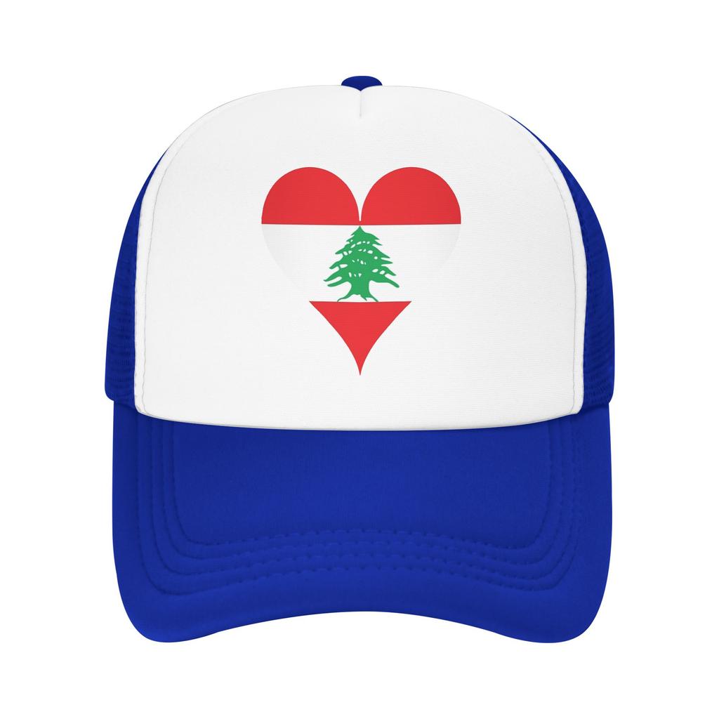 Lebanon Flag Lebanese Mesh Baseball Caps Unisex HipHop Trucker Hat Hat Adjustable Snapback Caps Dad Hat Summer Trucker Cap