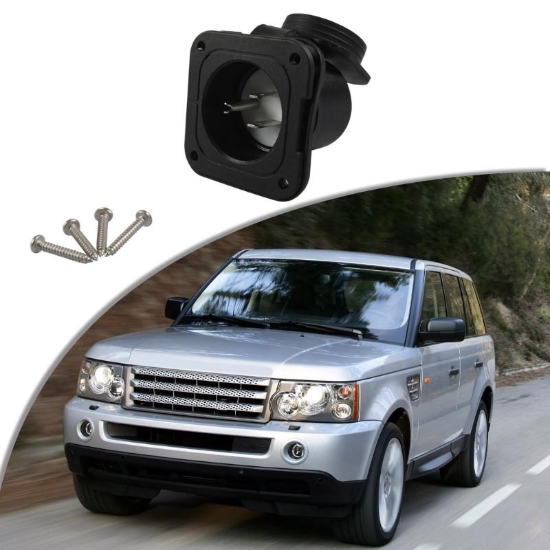 Waterproof Mains Inlet Socket Secure Locking Mechanism Plastic Flush Mount Socket 125V 15A for Motorhomes & Trailers