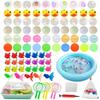 Hifinger Goldfish Scooping Super Ball Scooping At Super Scooping with a Festival Fun Fair Toys 120-Piece Set Home, Balls, Goldfish, Net, Prizes,