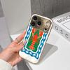 Lucky Start Phone Case For iPhone 17 16 15 14 13 12 Pro Max 16E Gold Electroplated Glass Shell Checker Lobster Nautical Art Cover