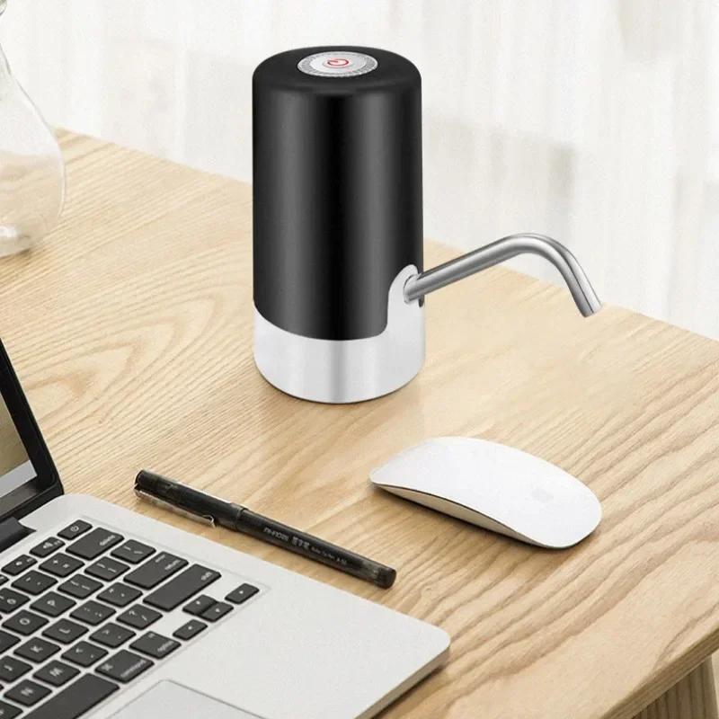 Portable Electric Water Bottle Pump Rechargeable Water Dispenser  USB Automatic Drainage Machine for Home Office Outdoor