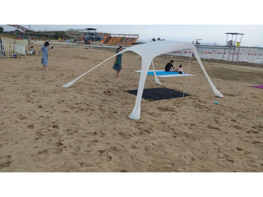 Golden Fox Outdoor Beach Canopy: Lycra Fabric UV50 Sun Protection Tent