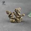 Antique Bronze Dragon Statue Ornaments Pure Copper Lucky Feng Shui Figurines Craft Home Decoration Accessories Office Desk Decor
