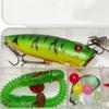 40 Pieces Fishing Baits Tackles Set Artificial Gears Jigs Accessories