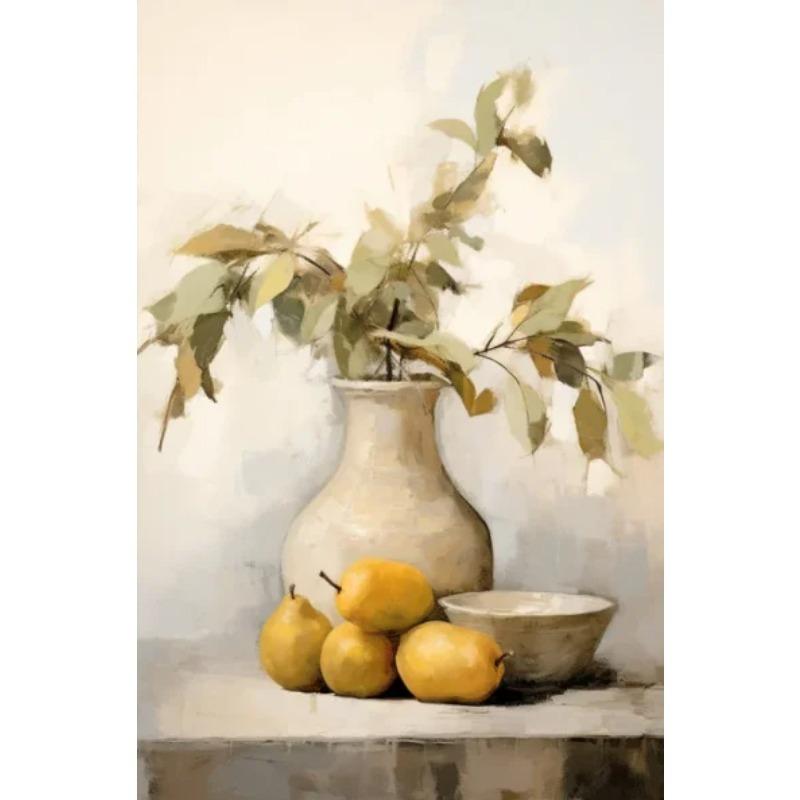 Dark Vintage Still Life Poster Prints For Living Room Home Decor Victorian Retro Flowers Fruits Picture Canvas Painting Wall Art