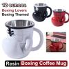 Resin Material Boxing Glove Mug Boxing Glove Design Boxing Themed Tea Cup Sports Themed Mug  Office