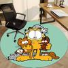 1pc Garfield Pets Office Round Area Rug, Bedroom Living Room Home Decor, Room Deco,  Offic a1016150
