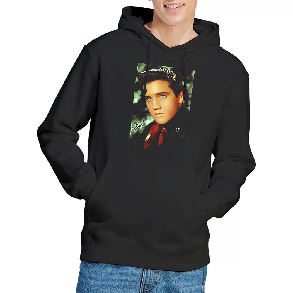 Elvis Presley Unisex Adult Red Scarf Hoodie