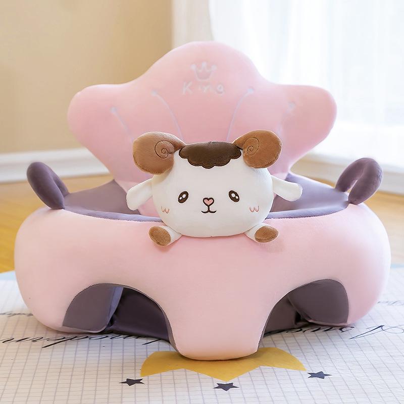 Adorable Animal-Shaped Infant Training Chair & Plush Sofa