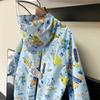 High-Quality 2026 New Cartoon Children's Raincoat, Quick-Drying, Breathable, Waterproof, Suitable for Kindergarten Boys and Girls, with Backpack Space