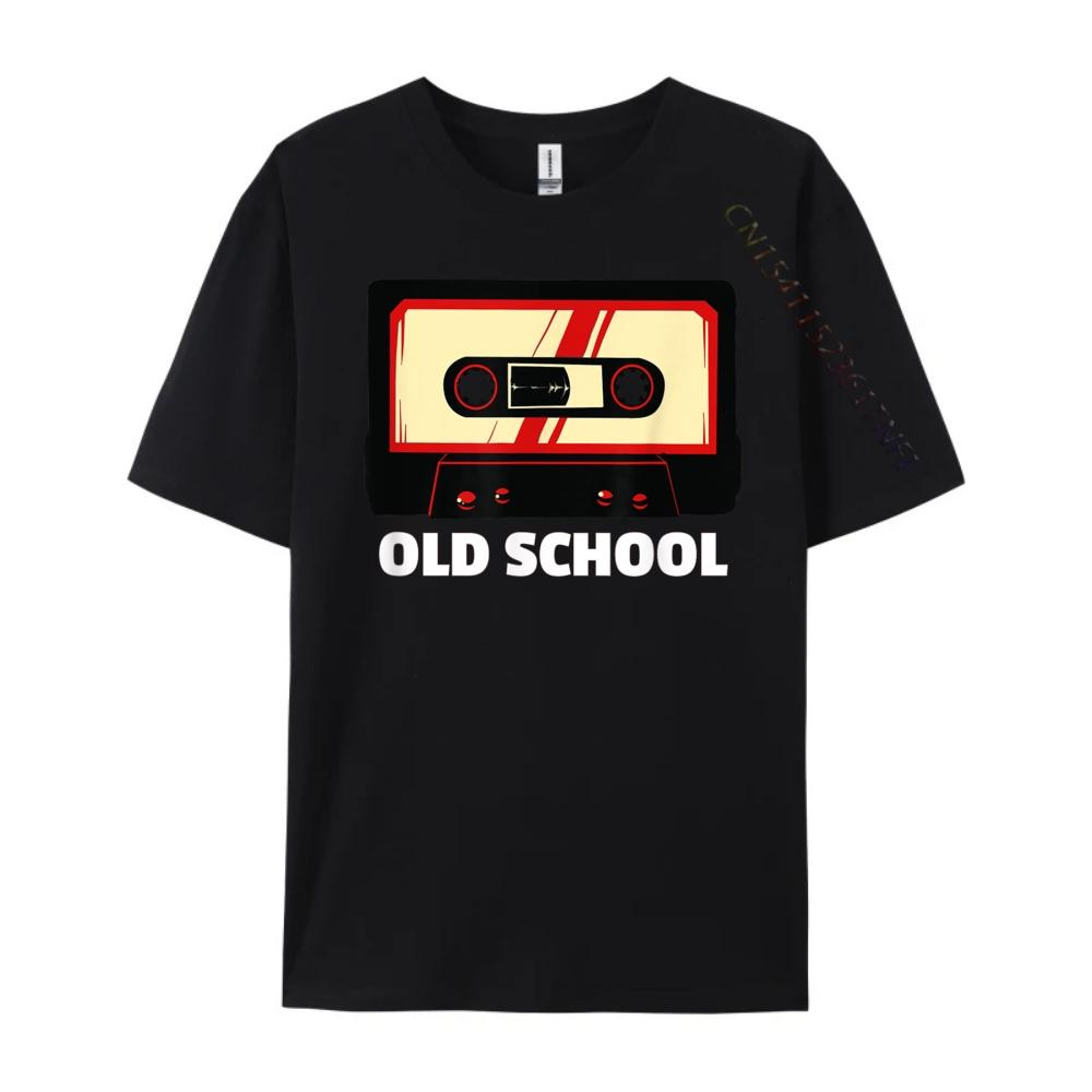 Old School Cassette Music Tape Unisex T Shirts High Quality T Shirt Graphic Cotton Short Sleeve Mother's Day