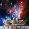 Galaxy Universe Wall Murals Boys Girls Nursery Starry Sky Wall Paper Bedroom Large Planet Ceiling Wallpaper Mural