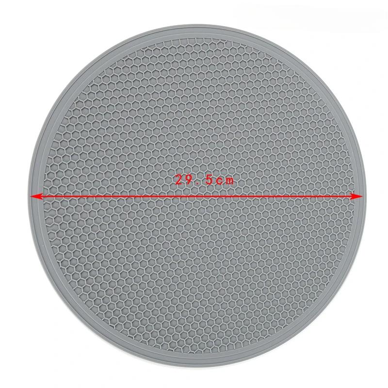 Large Silicone Mat Coaster Heat Resistant Placemat Honeycomb Nonslip Pot Holder Table Mat Round Cup Mat Kitchen Accessories