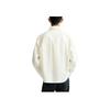 Zara Solid Color Lapel Loose Long Sleeve Shirt Men shirts White 5344442-712