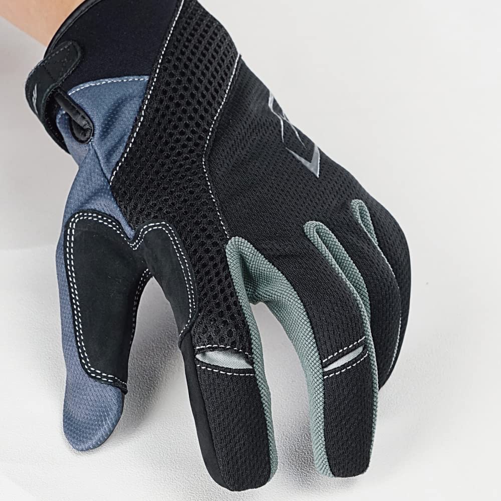 Motorcycle Riding Mesh Speed Size ROUGH&ROAD Gloves, Red, M, RR8421SPD-RD2