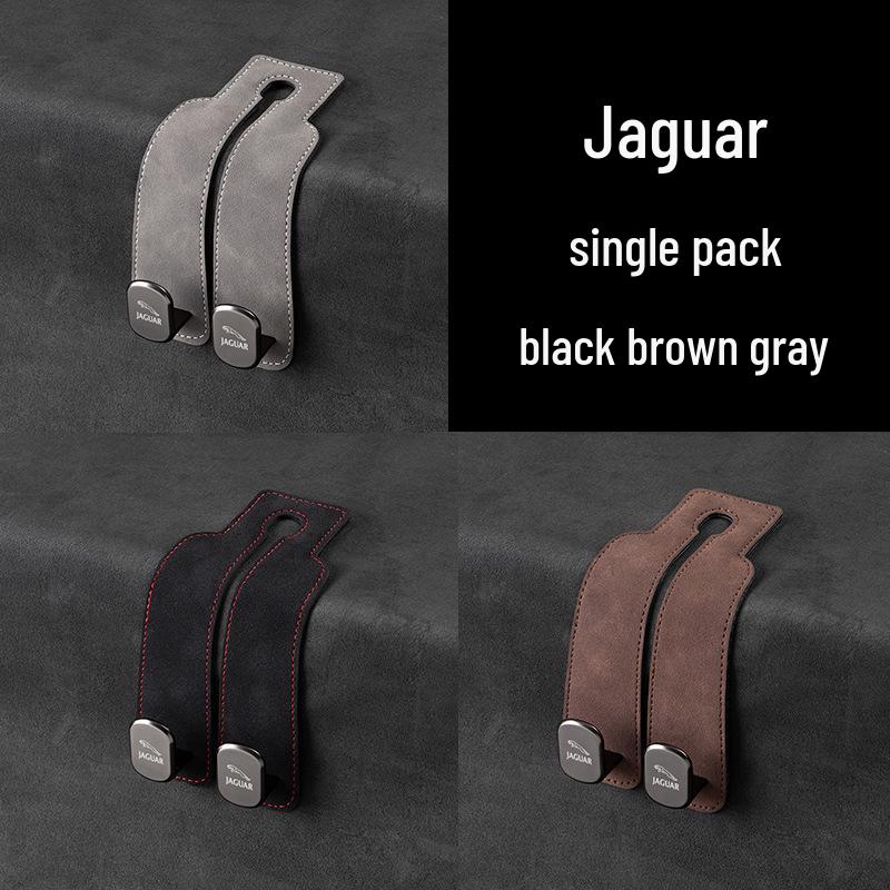 Zamszowe haczyki na telefon i do przechowywania na tylne siedzenie