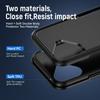 For iPhone 17 Case Military Grade Ring Kickstand PC+TPU Phone Cover