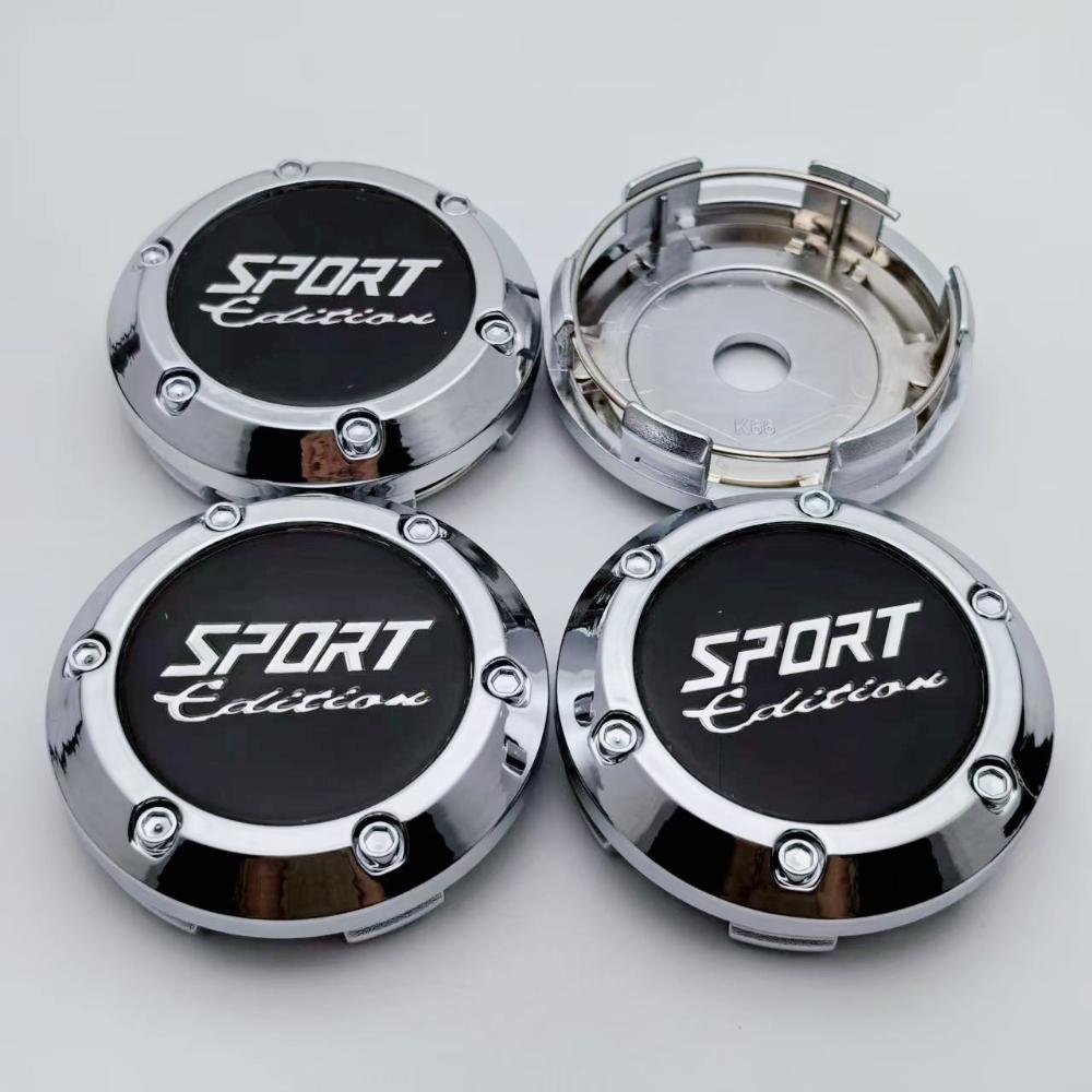 4ks 66mm Sportovní Edice Logo Znak Odznak Krytky Středů Koleček do Ráfků Kryt Středu Náboje Kryty Nábojů Koleček Náhradní Autodoplňky