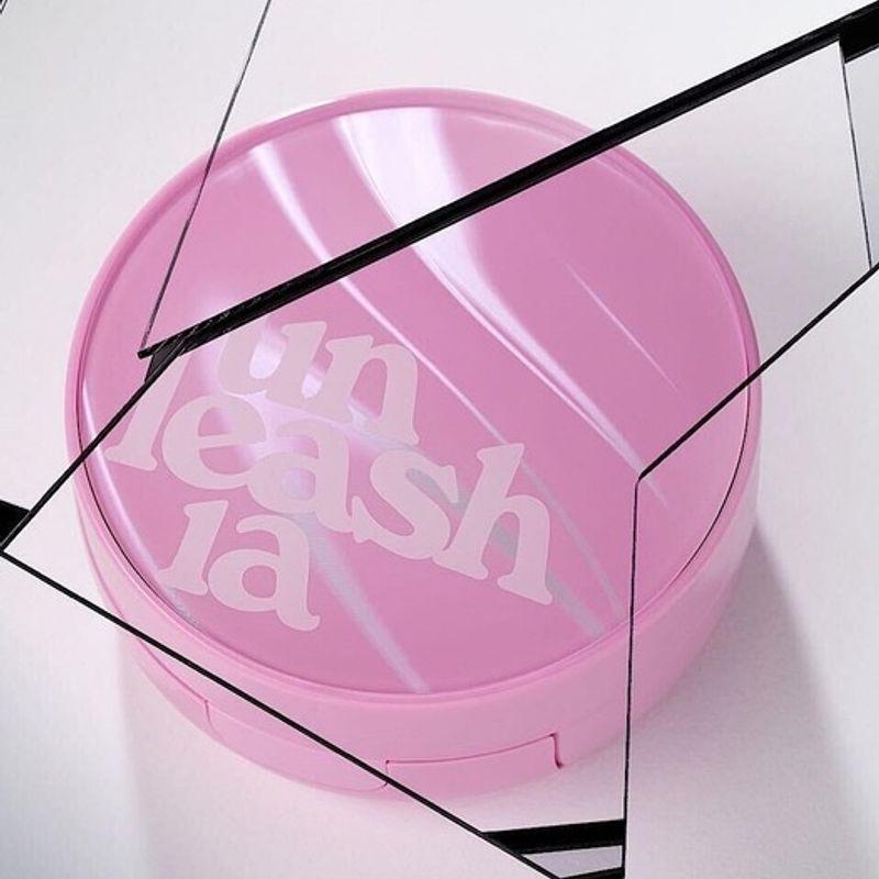 Don t Touch Glass Pink Cushion 23W With Care