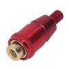 8mm Fishing Net Rod Pod Connector Anti Rotation Screw Net Head Adapter Universal Connector Fishing Accessories for Outdoor(red)