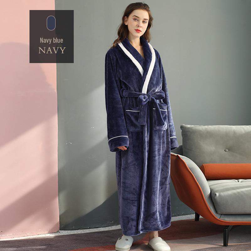 Plus Size Flannel One-Piece Pajamas for Men and Women